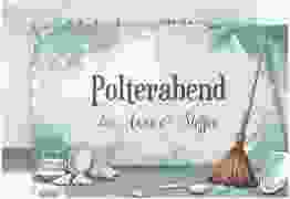 Party Einladungskarte Poltern A6 Karte quer tuerkis zum Polterabend mit Besen und zerbrochenem Porzellan