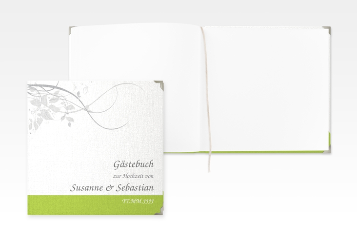 Gästebuch Selection Hochzeit "Florenz" Leinen-Hardcover gruen