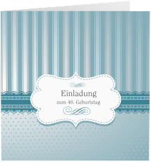 Klick: Details zu Einladung 40. Geburtstag "Heinrich/Henriette" anzeigen Einladung 40. Geburtstag "Heinrich/Henriette"