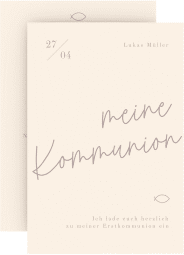 Klick: Details zu Kommunionseinladung "Eucharistie" anzeigen Kommunionseinladung Eucharistie