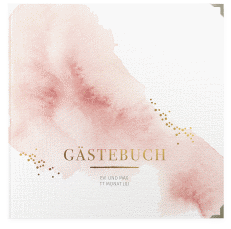 Klick: Details zu Gästebuch Selection Hochzeit "Pastell" anzeigen Gästebuch Selection Hochzeit Pastell Leinen-Hardcover rosa