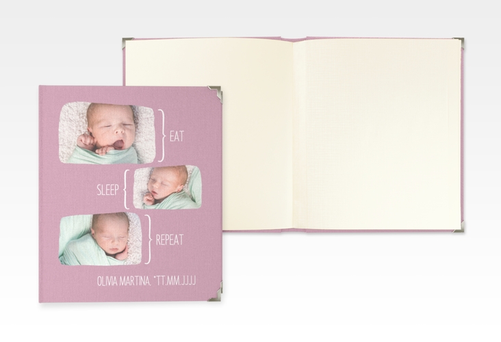 Baby Fotoalbum Sleepy 21 x 25 cm rosa