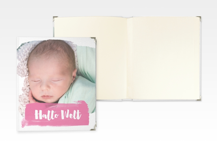 Baby Fotoalbum Artwork 21 x 25 cm pink