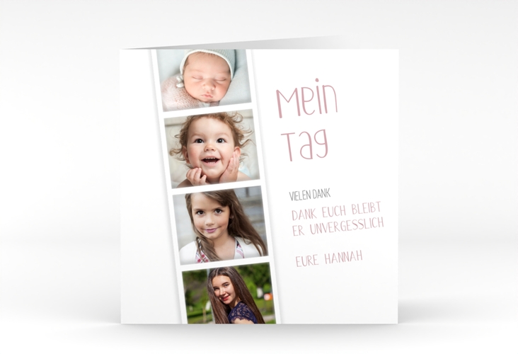 Danksagung Konfirmation Confirmation quadr. Klappkarte