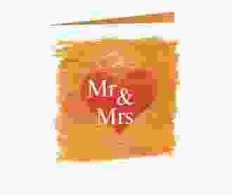 Inviti matrimonio collezione Fuerteventura quadr. Klappkarte orange