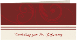 Klick: Details zu Einladung 50. Geburtstag "Katharina" anzeigen Einladung 50. Geburtstag "Katharina"