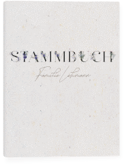 Stammbuch A5 "Florale Schrift"