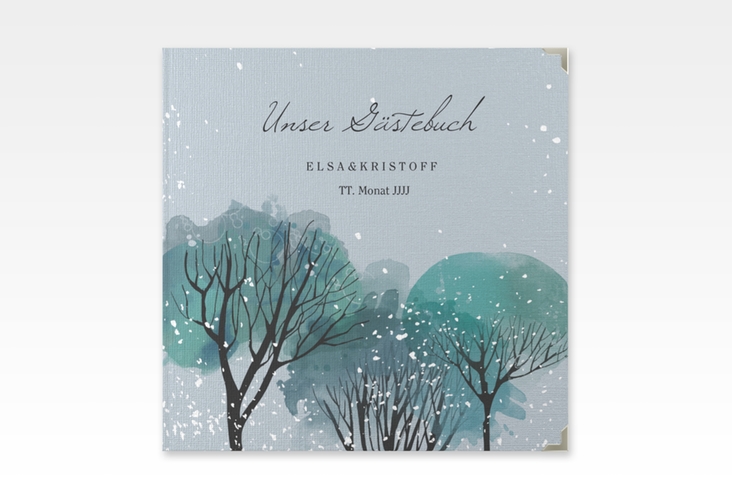 Gästebuch Selection Hochzeit Winterhochzeit Leinen-Hardcover