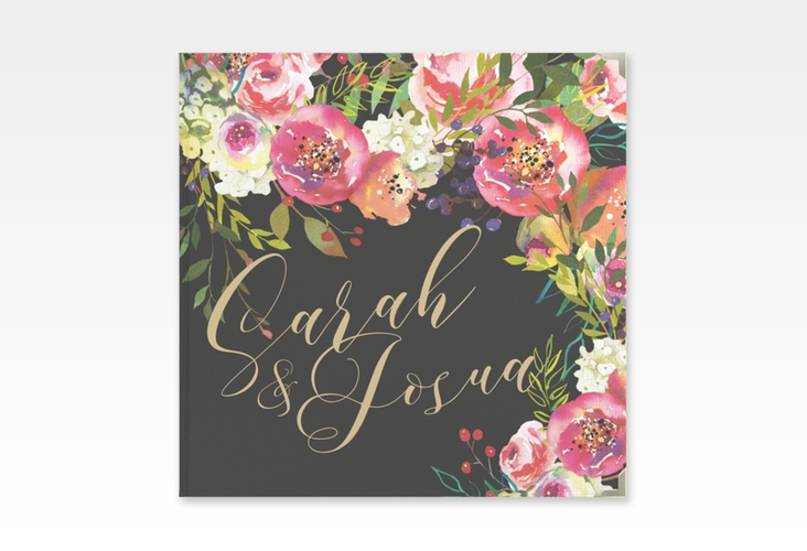 Gästebuch Selection Hochzeit Flowerbomb Leinen-Hardcover