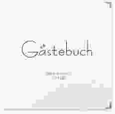Gästebuch Selection Hochzeit Twohearts Leinen-Hardcover tuerkis