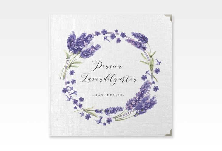 Gästebuch Selection Pension Lavendelgarten Leinen-Hardcover