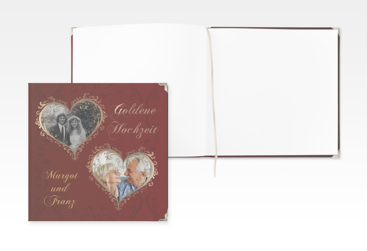 Gästebuch Selection Hochzeit Goldene Hochzeit Leinen-Hardcover