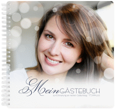Klick: Details zu Gästebuch Geburtstag "Luminous" anzeigen Gästebuch Geburtstag "Luminous"