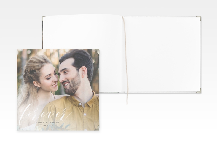 Gästebuch Selection Hochzeit Promise Leinen-Hardcover weiss