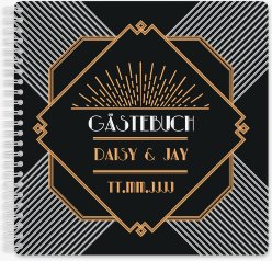 Gastebuch Selection Hochzeit Gatsby Leinen Hardcover 