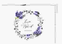 Antwortkarte Hochzeit "Lavendel"