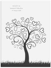 Wedding Tree Leinwand Hochzeitsbaum William (bis 150 Gäste)