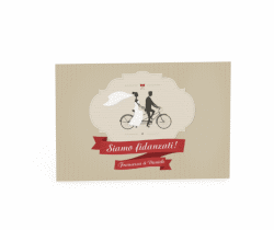 Klick: Details zu Inviti fidanzamento matrimonio collezione Asti anzeigen Inviti fidanzamento matrimonio collezione Asti A6 Postkarte