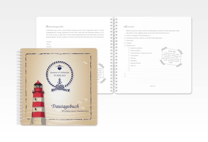 Trautagebuch Hochzeit Sylt Trautagebuch Hochzeit mit Leuchtturm