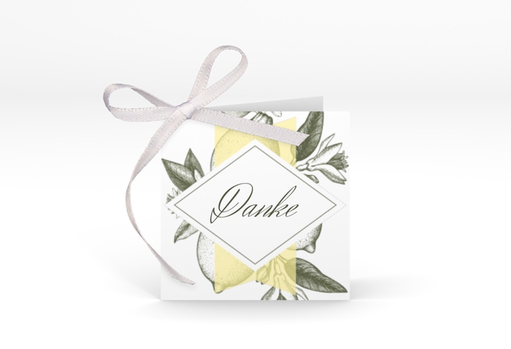 Geschenkanhänger Hochzeit "Lemon" Geschenkanhänger 10er Set