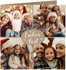 Klick: Details zu Weihnachtskarte "Flocken" anzeigen Weihnachtskarte "Flocken"