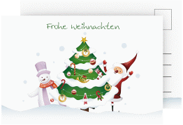 Klick: Details zu Weihnachtskarte "Schneetreiben" anzeigen Weihnachtskarte "Schneetreiben"