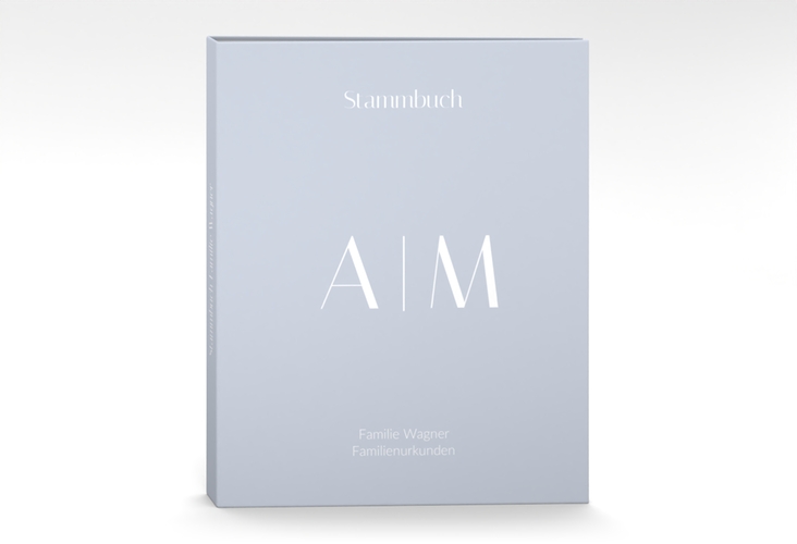 Stammbuch A4 Clean Initial Stammbuch A4 blau
