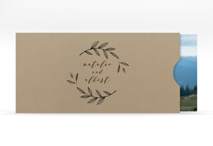 Hochzeitseinladung Naturelove Einsteckkarte
