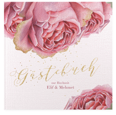 Klick: Details zu Gästebuch Selection Hochzeit "Cherie" anzeigen Gästebuch Selection Hochzeit Cherie Leinen-Hardcover gold