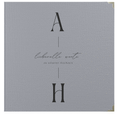 Klick: Details zu Gästebuch Selection Hochzeit "Lebensbund" anzeigen Gästebuch Selection Hochzeit Lebensbund Leinen-Hardcover blau mit veredelbaren Initialen