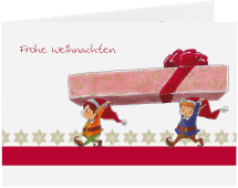 Klick: Details zu Weihnachtskarte "Wichtel" anzeigen Weihnachtskarte "Wichtel"