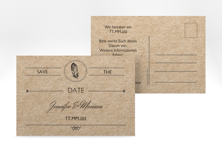 Save the Date-Postkarte Colorado A6 Postkarte