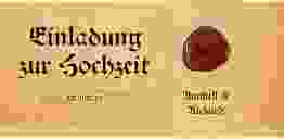 Hochzeitseinladung "Mittelalter"