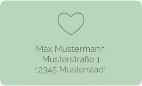 Klick: Details zu Empfängeretikett Hochzeit "Lebenstraum" anzeigen Empfängeretikett Hochzeit Lebenstraum 63,5 x 38,1 mm mint