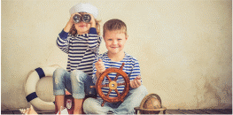 DIN-lang Karte - 1 Bild lange Karte quer