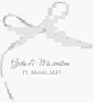 Geschenkanhänger Hochzeit Windrose Geschenkanhänger, rund grau
