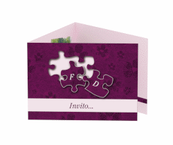 Klick: Details zu Inviti matrimonio collezione Bergamo anzeigen Inviti matrimonio collezione Bergamo A6 doppelt geklappt fucsia