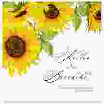 Gästebuch Creation "Sonnenblume"