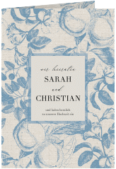 Einladungskarte Hochzeit Toile