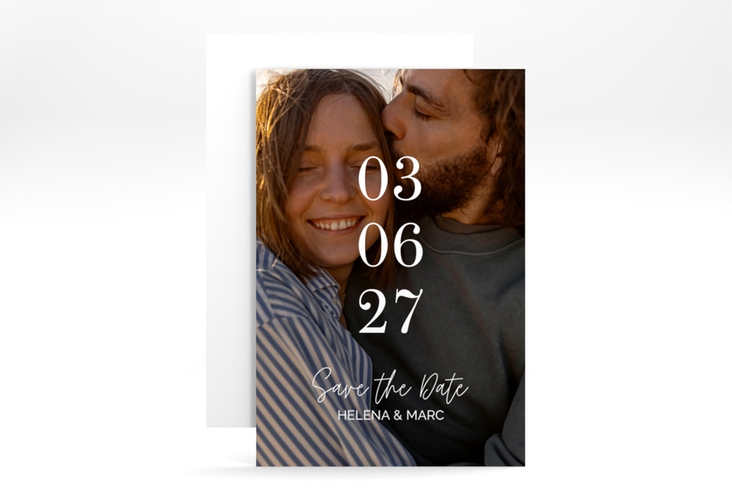 Save the Date-Karte You and Me A6 Karte hoch