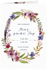 Einladung Jugendweihe "Boho"