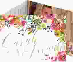 Hochzeitseinladung "Flowerbomb"