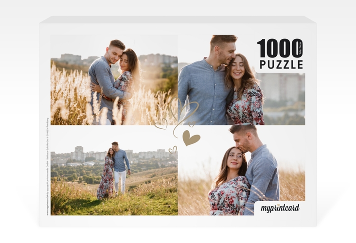 Fotopuzzle 1000 Teile Liebling 1000 Teile weiss