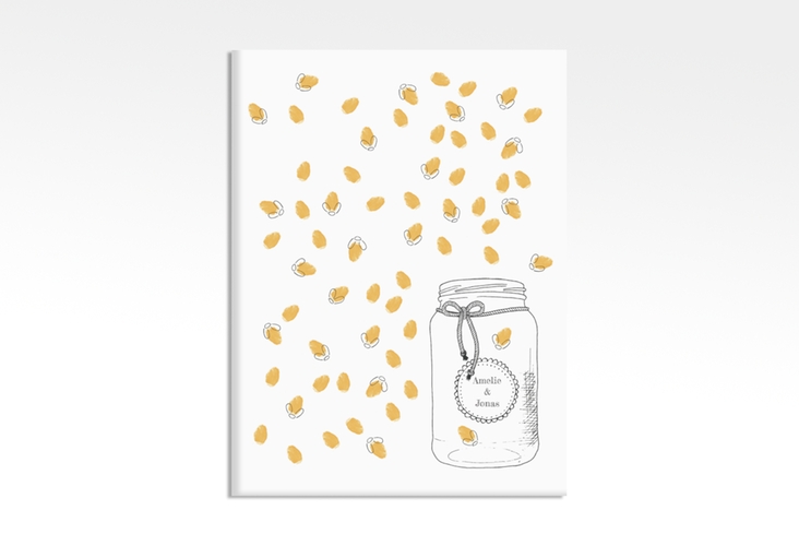 Wedding Tree Leinwand Fireflies (bis 60 Gäste) 30 x 40 cm