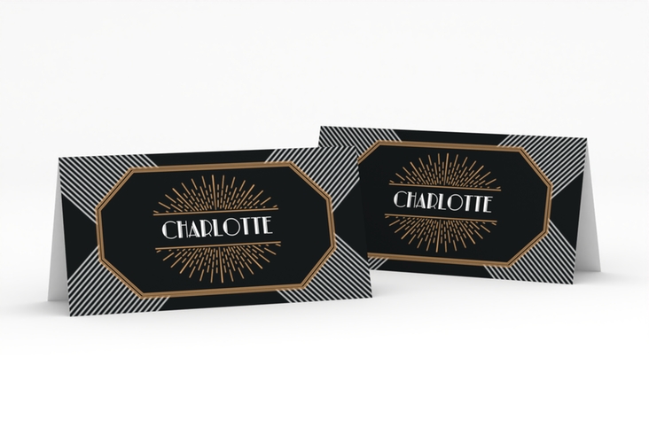 Tischkarte Hochzeit Gatsby Tischkarten im 20er-Jahre-Stil