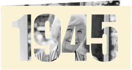 Klick: Details zu Einladungskarte "Jahreszahl 2025" anzeigen Einladungskarte Jahreszahl 2025 lange Klappkarte quer beige