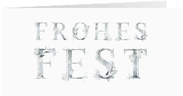 Klick: Details zu Geschäftliche Weihnachtskarte "Frostklar" anzeigen Geschäftliche Weihnachtskarte "Frostklar"