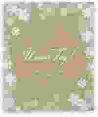 Hochzeitsalbum Snowfall 21 x 25 cm kraftpapier mit Schneeflocken für Winterhochzeit