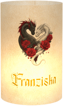 Windlicht Hochzeit "Drachenliebe"