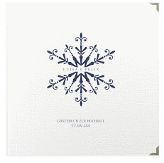 Klick: Details zu Gästebuch Selection Hochzeit "Crystal" anzeigen Gästebuch Selection Hochzeit Crystal Leinen-Hardcover weiss mit Eiskristall
